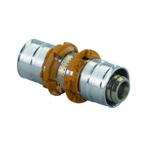 Муфта латунная S-PRESS PLUS Дн 20 пресс Uponor Финляндия Муфта латунная S-PRESS PLUS Дн 20 пресс Uponor Финляндия