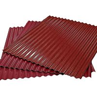 Гофрированный лист (гофролист) С15 RAL 3005 винно-красный 0.7 мм